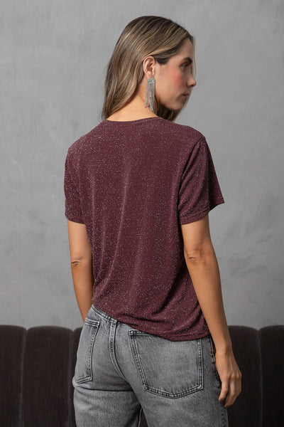 Camiseta Brillante Vino