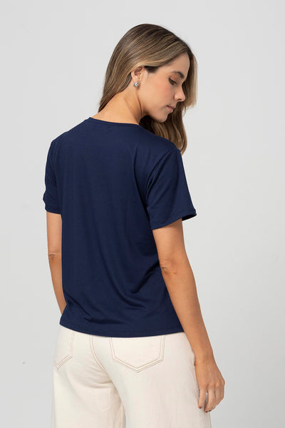 Camiseta Rita Azul Navy