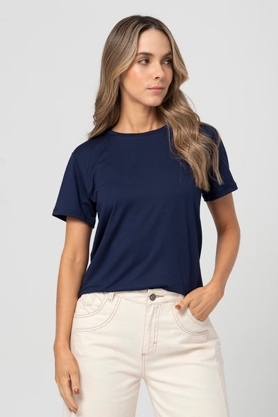 Camiseta Rita Azul Navy