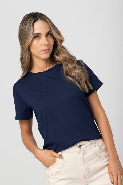 Camiseta Rita Azul Navy