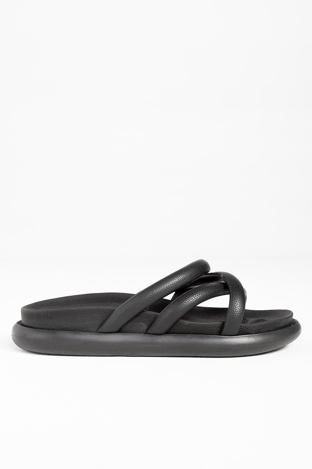 sandalias negras para mujer