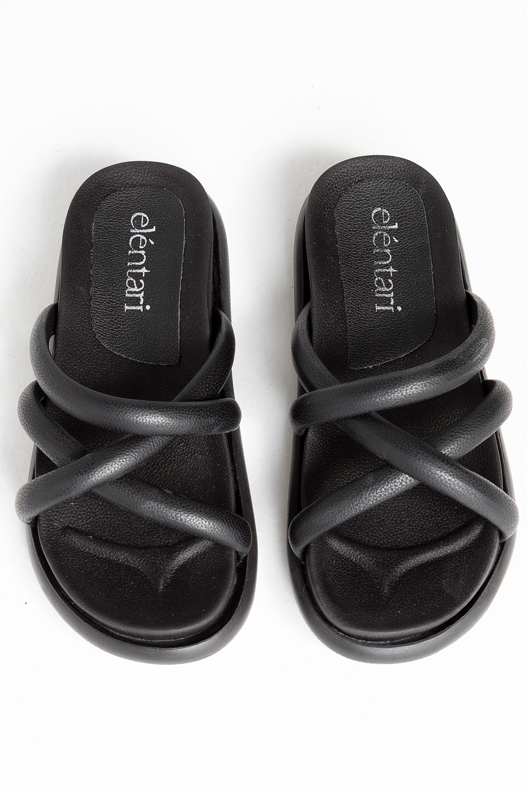 sandalias negras para mujer