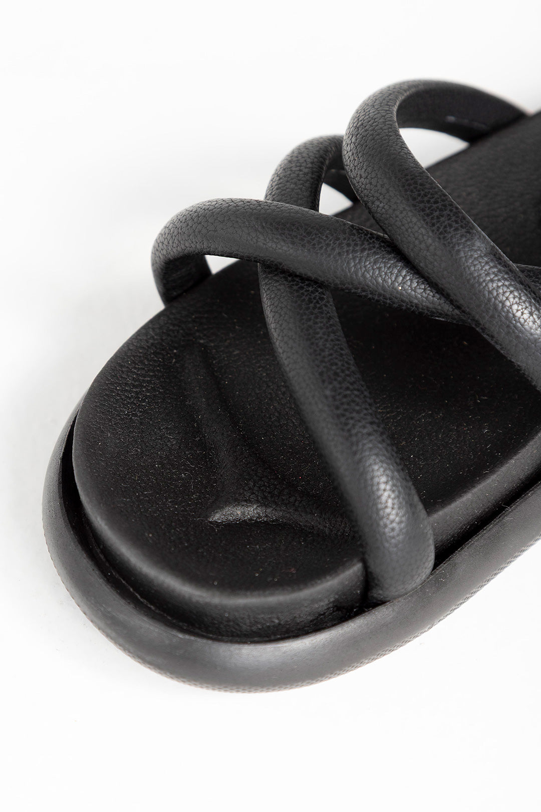 sandalias negras para mujer