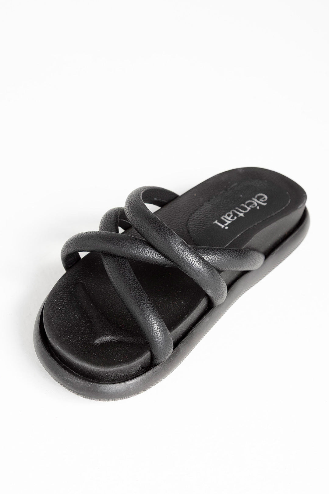 sandalias negras para mujer