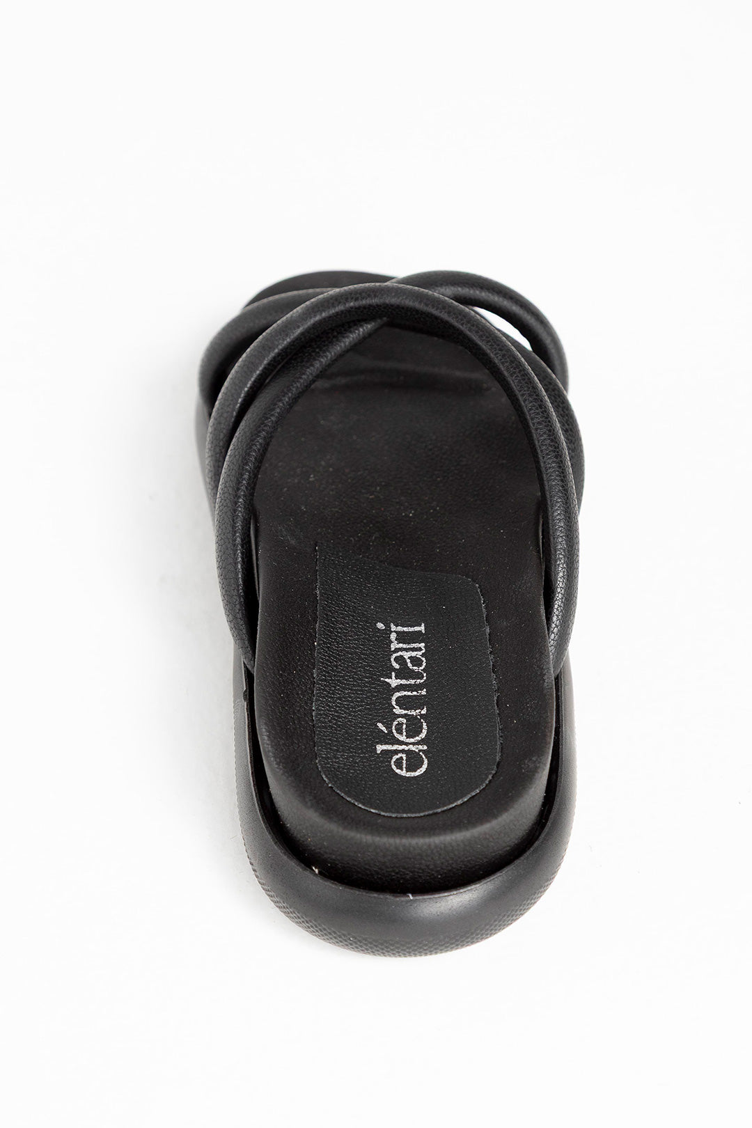 sandalias negras para mujer