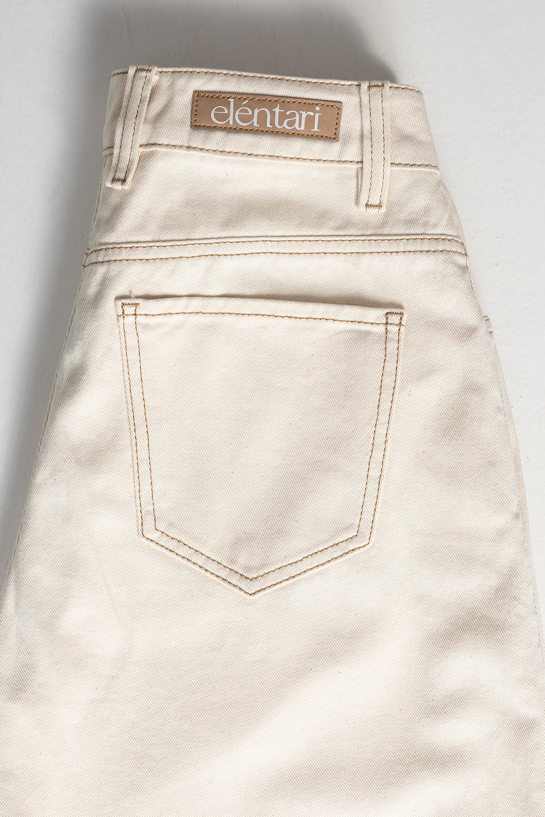 jean para mujer marfil 