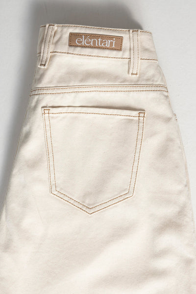 jean para mujer marfil 