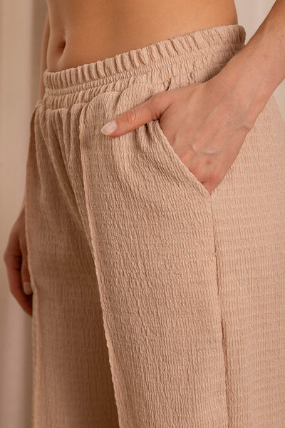 Pantalón para mujer color beige